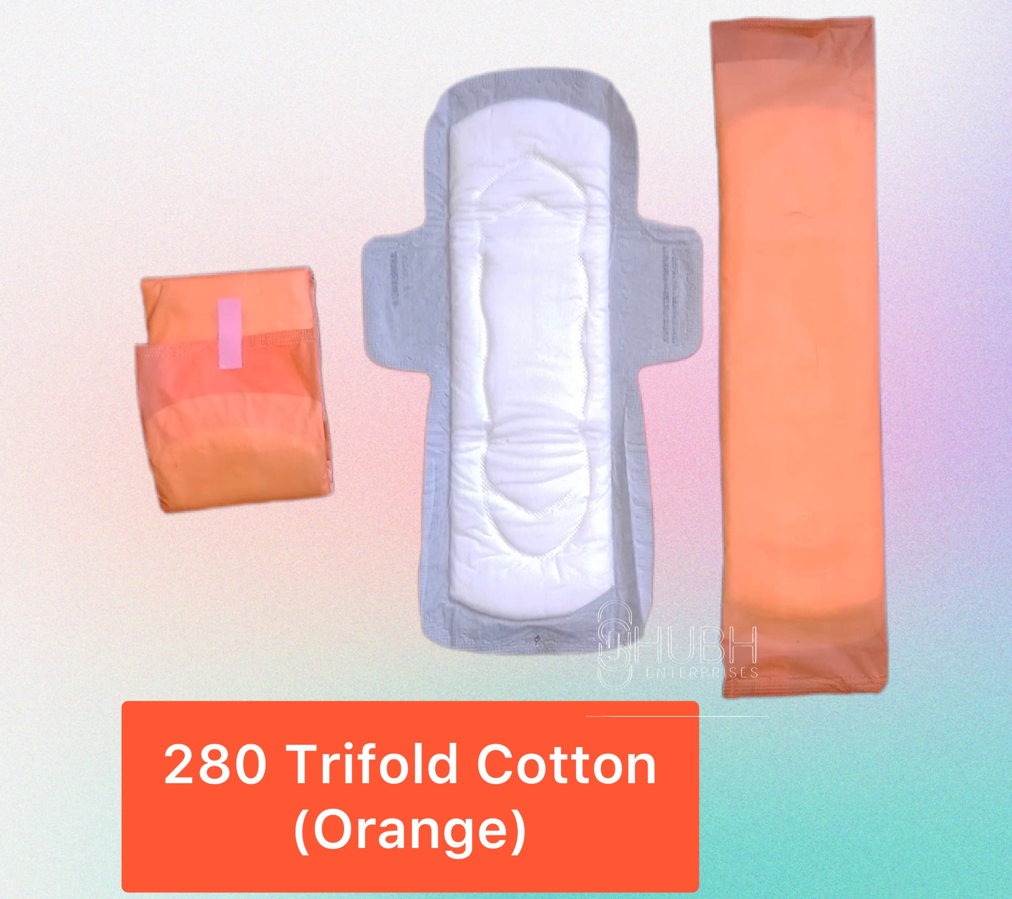 280mm Tri-Fold Cotton Sanitary Napkin