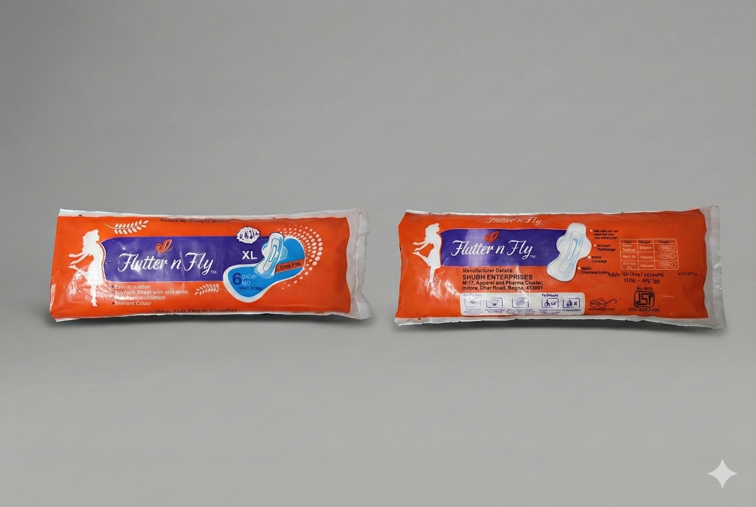 Flutter n Fly - Straight Series Sanitary Napkin Bundles